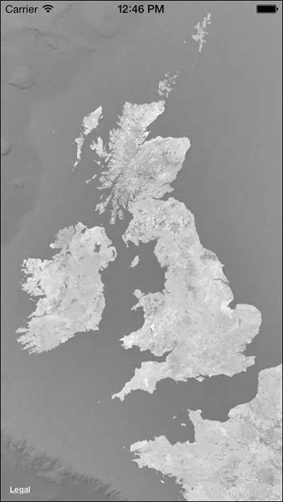 Рис 91Вид карты выполненной со спутника Можно изменить визуальное - фото 159