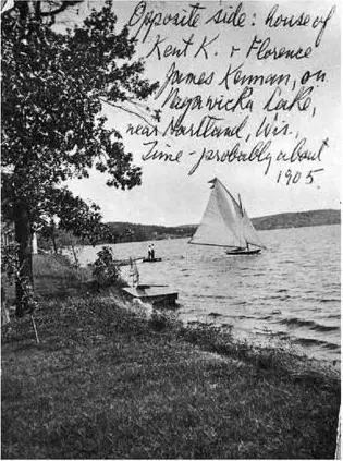 Lake Nagawicka Joan Kennan Collection George with bike ca 1916 Joan - фото 8