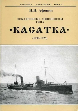 Николай Афонин Эскадренные миноносцы типа “Касатка(1898-1925) обложка книги