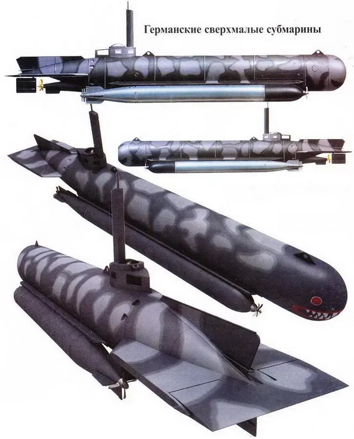 Molch KF11412 Lehrkdo 400 ноябрь 1944 г U 2110 Type XXV1IA Hecht - фото 106