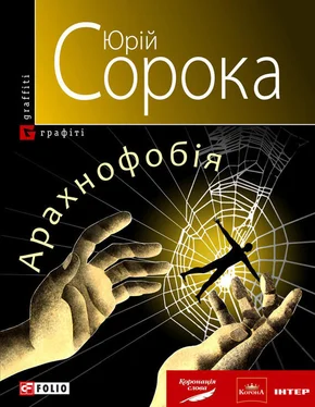 Юрій Сорока Арахнофобія обложка книги