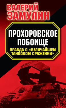 Валерий Замулин Прохоровское побоище. Правда о «Величайшем танковом сражении» обложка книги