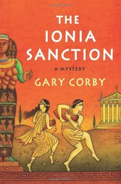 Gary Corby The Ionia Sanction обложка книги