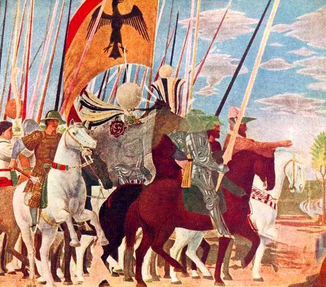 Пьеро делла Франческа Победа Константина над Максенцием Фрагмент 14521466 - фото 2