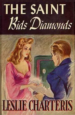 Leslie Charteris The Saint Bids Diamonds обложка книги
