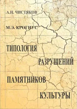 Михаил Крогиус Типология разрушений памятников культуры обложка книги