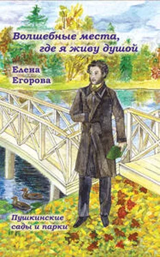 Елена Егорова «Волшебные места, где я живу душой…» Пушкинские сады и парки обложка книги