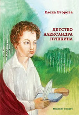 Елена Егорова Детство Александра Пушкина обложка книги