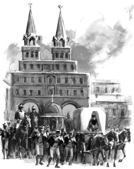 В Гольдберг Пожар Москвы в 1812 году Игумен Павел считал незаконным воцарение - фото 37