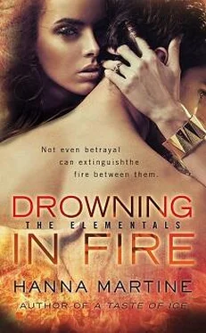 Hanna Martine Drowning in Fire обложка книги