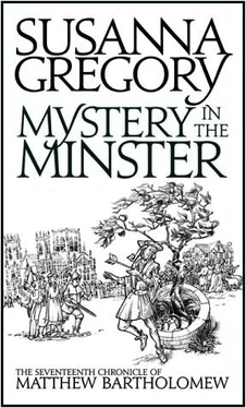 Susanna GREGORY Mystery in the Minster обложка книги