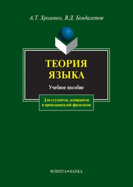 Александр Хроленко Теория языка: учебное пособие обложка книги