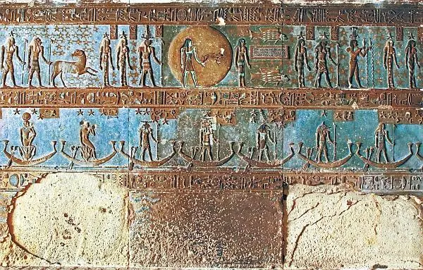 Длинный дендерский зодиак в современном состоянии Частично утрачен и - фото 222