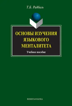 Тимур Радбиль Основы изучения языкового менталитета: учебное пособие обложка книги