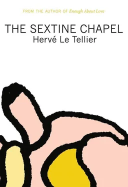 Hervé Le Tellier The Sextine Chapel обложка книги