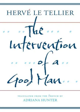 Herve Le Tellier The Intervention of a Good Man обложка книги
