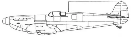 Прототип Спитфайра Тип 300 окончательный вид Спитфайр Мк I первых серий - фото 114