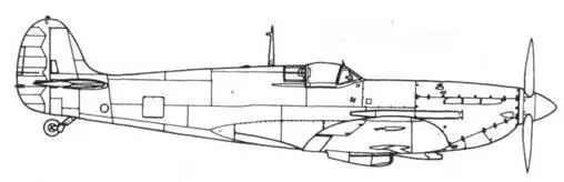 Spifire VI прототип из Фарнборо Spifire VI серийный Крыло увеличенного - фото 140