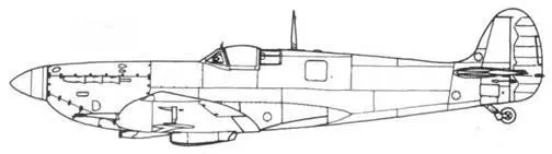 Spifire VI серийный Крыло увеличенного размаха для высотного варианта - фото 141