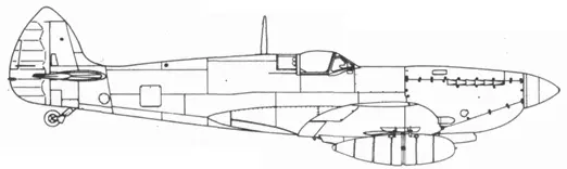 Spitfire LF IXC МК210 с радиокомпасом и 60галлонными подвесными топливными - фото 230