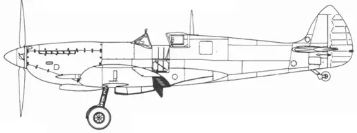 Spitfire LF IXC варинт доставшийся Израилю от Чехословакии Spitfire LF - фото 231