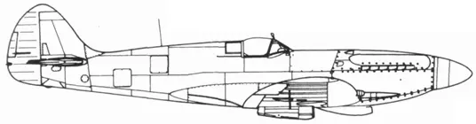 Spitfire F XIV серийный Spitfire F XIV серийный Spitfire FR XIV - фото 259