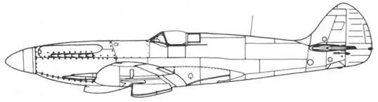 Spitfire F21 серийный Spitfire F21 со сдвоенным винтом Spitfire F22 - фото 270