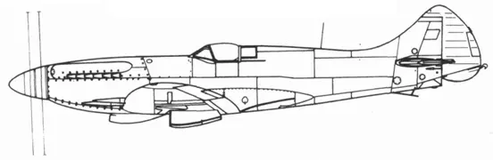 Seafire F 45 со сдвоенным винтом Seafire F 45 серийный Seafire F 46 - фото 285