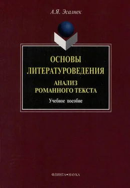 Асия Эсалнек Основы литературоведения. Анализ романного текста: учебное пособие обложка книги