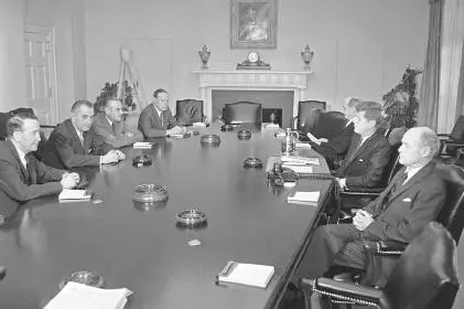 February 11 1961 President Kennedy convenes the first meeting of his Kremlin - фото 54