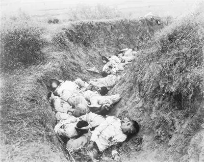 The bodies of dead Filipinos After the war American businessmen swooped in - фото 13