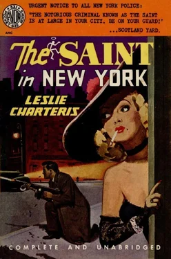 Leslie Charteris The Saint in New York обложка книги