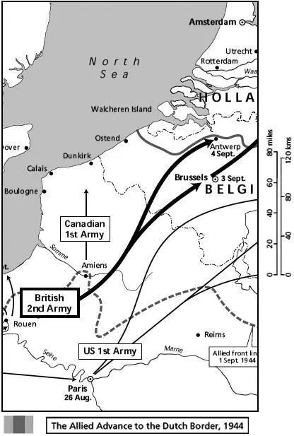 MAP 2 Operation Market Garden The Overall Plan - фото 3