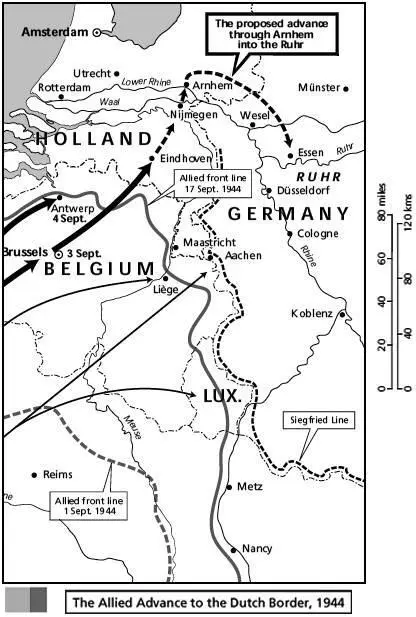 MAP 2 Operation Market Garden The Overall Plan - фото 4