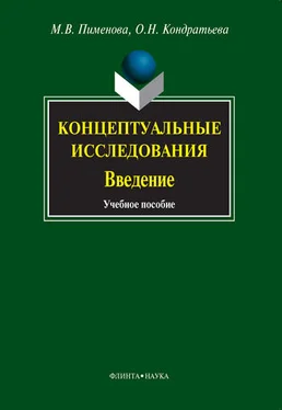 Ольга Кондратьева Концептуальные исследования. Введение обложка книги