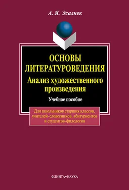 Асия Эсалнек Основы литературоведения. Анализ художественного произведения: учебное пособие обложка книги