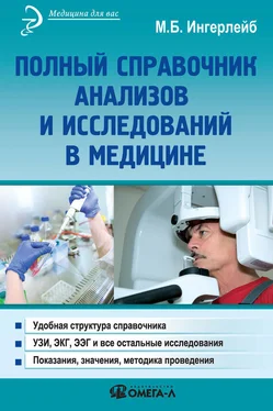 Михаил Ингерлейб Полный справочник анализов и исследований в медицине обложка книги