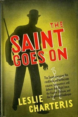 Leslie Charteris The Saint Goes On обложка книги