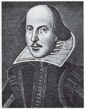 Рис 11 Якобы Шекспир Гравюра М Дройсхута в Первом фолио 1623 год Взято - фото 1
