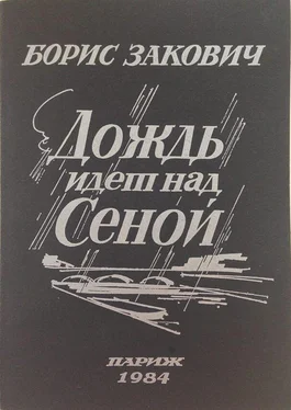 Борис Закович Дождь идет над Сеной обложка книги