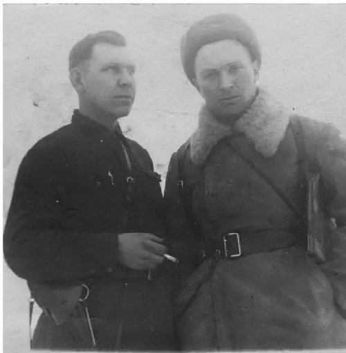 Дед Александр слева в память о боях на реке Тойпален Иоки 24 февраля 1940 - фото 20