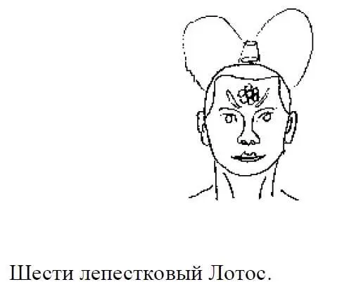 Центром формирования знака Лотос является Лобовой Чакр Вокруг центра его - фото 25