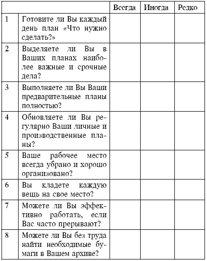 Тест 2 Насколько эффективно Вы используете свое время - фото 9
