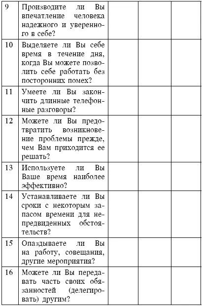 Тест 2 Насколько эффективно Вы используете свое время Дела личные Ответьте - фото 10