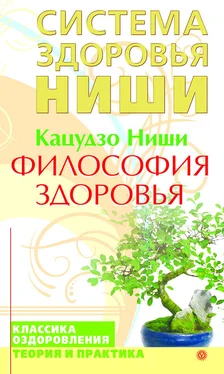 Кацудзо Ниши Философия здоровья обложка книги