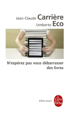Umberto Eco N'espérez pas vous débarrasser des livres обложка книги