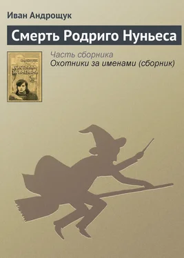 Иван Андрощук Смерть Родриго Нуньеса обложка книги