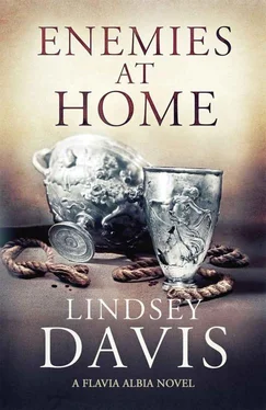 Lindsey Davis Enemies at Home обложка книги