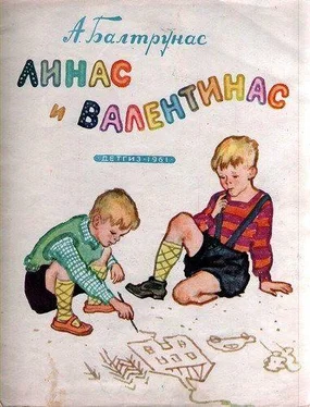 Алексас Балтрунас Линас и Валентинас обложка книги