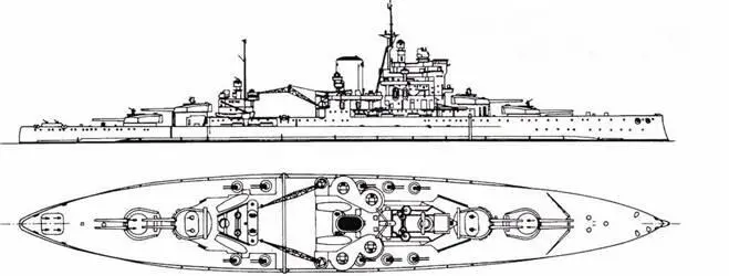 Линкор Valiant Построен 1916 г 30750 т 8x381 мм 8x152 мм 20x102 мм - фото 52